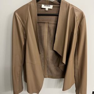 Faux leather jacket size medium